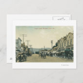 Carte Postale Vue des chariots à cheval sur Castro Street (Devant / Derrière)