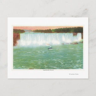 Carte Postale Vue des chutes américaines