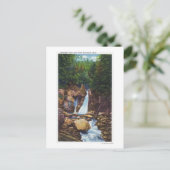 Carte Postale Vue des chutes Bash-Bish près de Great Barrington (Debout devant)