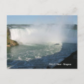 Carte Postale Vue des chutes : Niagara USA Canada (Devant)