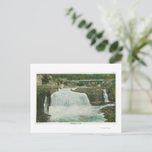 Carte Postale Vue des chutes Rainbow # 2 (Debout devant)