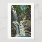 Carte Postale Vue des chutes Rainbow et du pont (Devant)