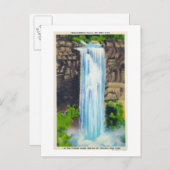 Carte Postale Vue des chutes Taughannock (Devant / Derrière)