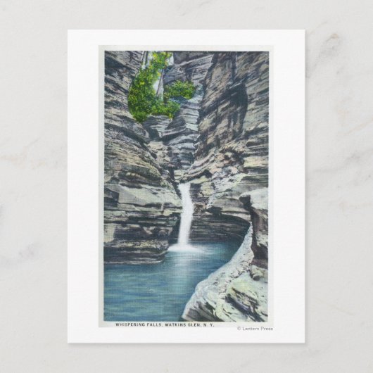 Carte Postale Vue des chutes Whispering (Devant)