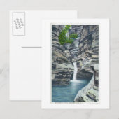 Carte Postale Vue des chutes Whispering (Devant / Derrière)