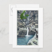 Carte Postale Vue des chutes Whispering (Devant / Derrière)