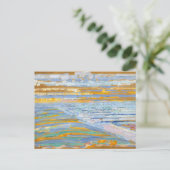 Carte Postale Vue des dunes avec plage par Piet Mondrian (Debout devant)