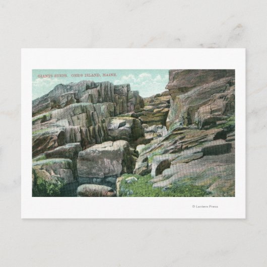 Carte Postale Vue des escaliers géants à Rockface (Devant)