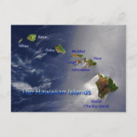 Vue des îles hawaïennes