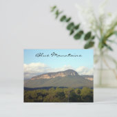 Carte Postale vue des montagnes bleues (Debout devant)