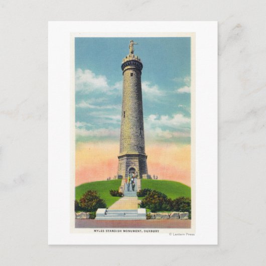 Carte Postale Vue des Myles Standish Monument # 2 (Devant)