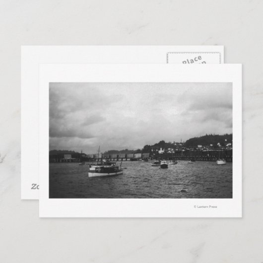 Carte Postale Vue des navires à la 15e Régate annuelle (Devant / Derrière)