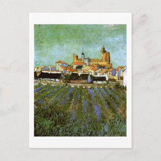 Carte Postale Vue des Saintes-Maries (F416) Van Gogh Fine Art