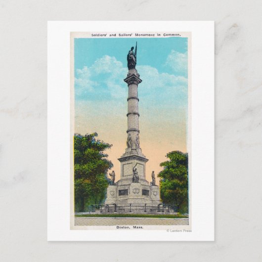 Carte Postale Vue des soldats et des marins (Devant)