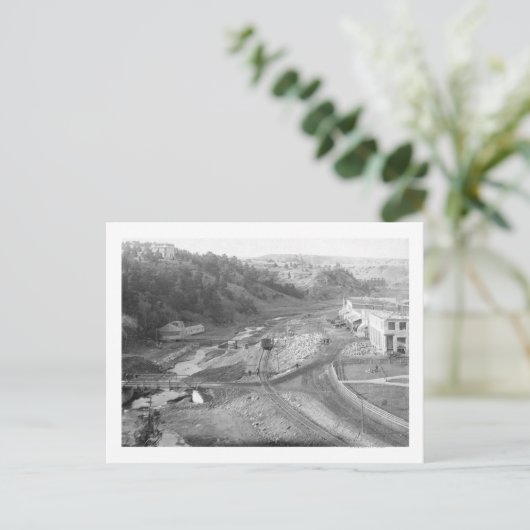 Carte Postale Vue des sources thermales, SD Photographie (Debout devant)