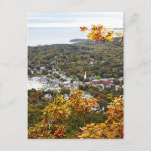 Carte Postale Vue d'état de collines de Camden par des arbres