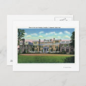 Carte Postale Vue d'Hydre Park du Manoir du Président FDR (Devant / Derrière)