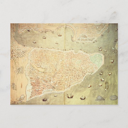 Carte Postale Vue d'Istanbul (Devant)