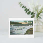 Carte Postale Vue du barrage d'Ausable Chasm (Debout devant)