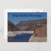 Carte Postale Vue du barrage Hoover 2016. (Devant / Derrière)