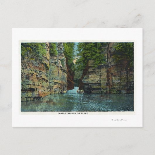 Carte Postale Vue du bateau à travers la lume (Devant)