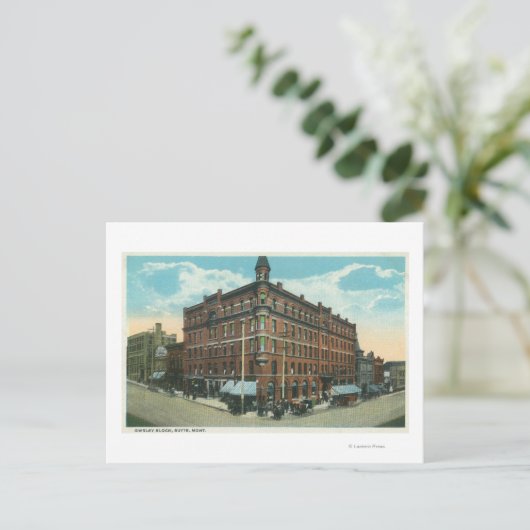 Carte Postale Vue du bloc Owsley de TownButte, MT (Debout devant)