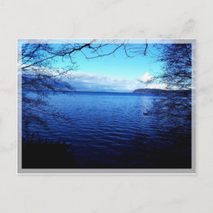 Carte Postale Vue du bord de mer sur la péninsule de Kitsap, car