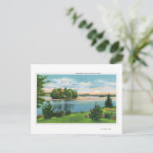 Carte Postale Vue du bord du lac Pontoosuc (Debout devant)