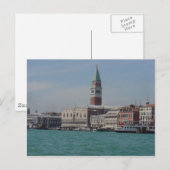 Carte Postale Vue du Carré Saint-Marc de Grand Canale, Venic (Devant / Derrière)