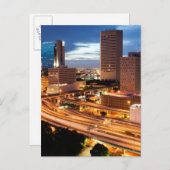 Carte Postale Vue du centre ville (Devant / Derrière)