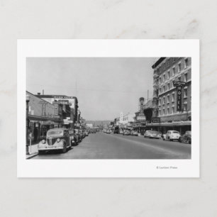 Carte Postale Vue du centre-ville de Chehalis, Washington Photo