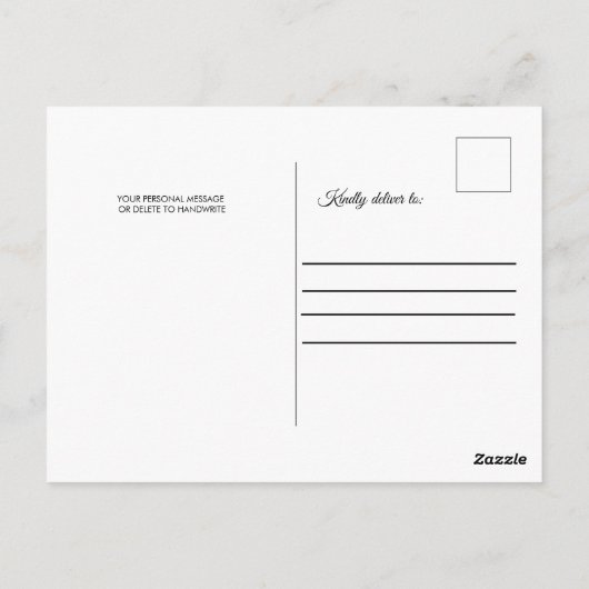 Carte Postale Vue du Cervin, hiver (Dos)