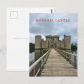 Carte postale vue du château de Bodiam (Devant / Derrière)