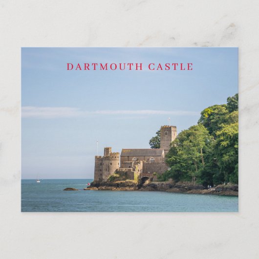 Carte postale vue du château de Dartmouth (Devant)