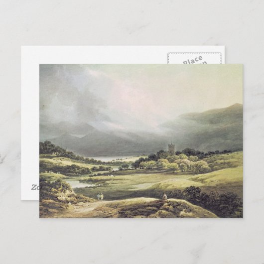 Carte Postale Vue du château de Dunloe, Killarney, 1805 (Devant / Derrière)