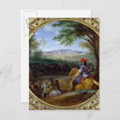 Carte Postale Vue du château de Versailles en 1669 (Devant / Derrière)