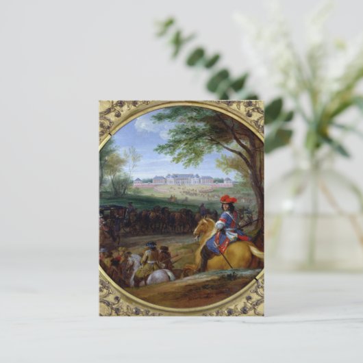 Carte Postale Vue du château de Versailles en 1669 (Debout devant)