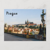 Carte Postale Vue du Château depuis le pont Charles à Prague (Devant)