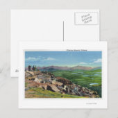 Carte Postale Vue du chemin Whiteface Memorial (Devant / Derrière)
