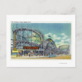 Carte Postale Vue du cyclone Rollercoaster # 2 (Devant)