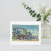 Carte Postale Vue du cyclone Rollercoaster # 2 (Debout devant)