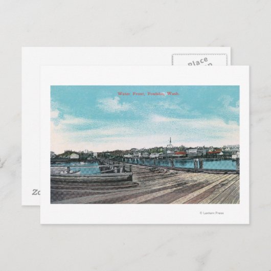 Carte Postale Vue du front de mer (Devant / Derrière)