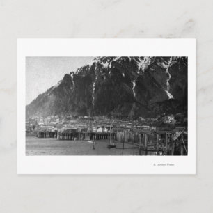 Carte Postale Vue du front de mer de Juneau, Alaska Photographie