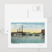 Carte Postale Vue du front de mer du pont de la rue du Congrès (Devant / Derrière)