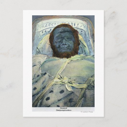 Carte Postale Vue du général Ossipumphnoferu Mummy (Devant)