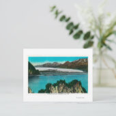 Carte Postale Vue du glacier Harding dans la baie de la résurrec (Debout devant)