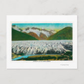 Carte Postale Vue du glacier Spencer, près de Seward, Alaska (Devant)