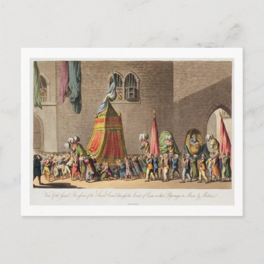 Carte Postale Vue du Grand Procession du Sacré Camel (Devant)