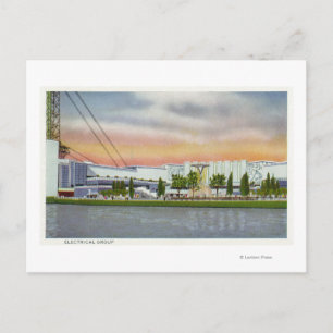 Carte Postale Vue du groupe électrique, World's 1934