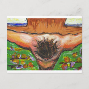 Carte Postale Vue du haut Crucifixion de Jésus Christ